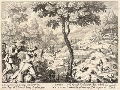 Coney Catching by Wenceslaus Hollar